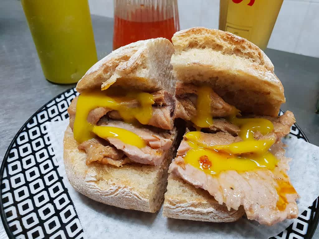 Bifanas - The Most Popular Sandwich in Portugal.